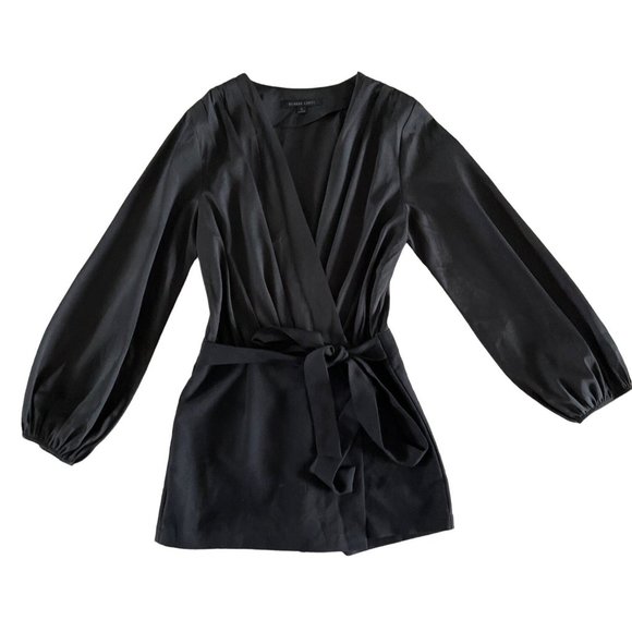 Blaque Label Blouse Long Sleeve Sophia Romper Black ASO Kim Kardashian S‎ $89 - Picture 1 of 10
